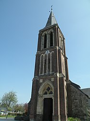 The church in Saint-Gatien-des-Bois