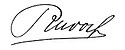 Rudolf's signature