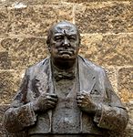Bust of Winston Churchill, Malá Strana, Prague