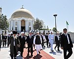 Türkmenbaşy Ruhy Mosque, Mausoleum of Saparmurat Niyazov, the President of Turkmenistan.