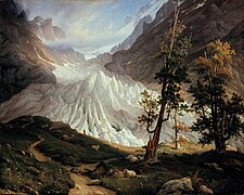 Grindelwaldgletscher, (1838)