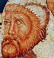 Mosaic depicting Odysseus