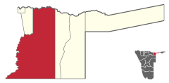 Karte Mashare (Wahlkreis) in Namibia