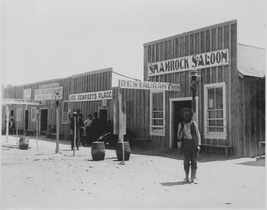 The Shamrock Saloon in 1905 Hazen, Nevada