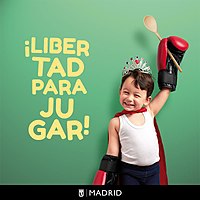 Freedom to play. Campaign of the Madrid City Council