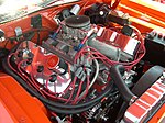 A picture of the classic 7.0 Chrysler Hemi engine with a power of 425HP, the modern aftermarket – or custom – 426 Hemi produce nearly to 600 HP.