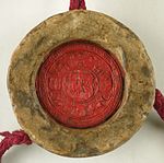 The Great Seal of Lithuania with Vytis (Waykimas) in the centre, belonging to Sigismund I the Old, 1529