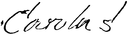 Karls Unterschrift