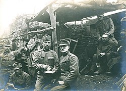 Austro-Hungarian soldiers during the First World War