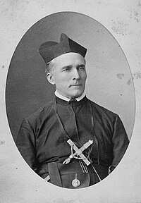 Oval photograph of Bernard Maguire in ecclesiastical attire