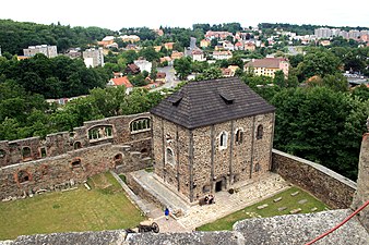 Cheb Castle, Czech Republic, has retained intact the Chapel of St Erhard and St Ursula.