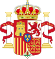 Coat of arms of Spain, Pillars of Hercules variant (1875–1931)