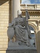 Statue of The Law by Gayrard (1860)