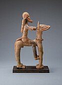 Equestrian figure; circa 13th–15th century