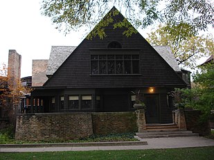 Frank Lloyd Wright House and Studio, Oak Park, Chicago, Illinois (1889), Frank Lloyd Wright, architect