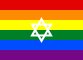 Israel Gay Jewish Pride Flag[87][88]