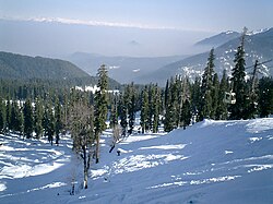 Gulmarg ski resort in Baramulla district, Jammu and Kashmir, India