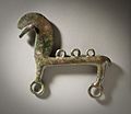 Bronze Harness Trapping in the Shape of a Horse; Villanovan, 9th–8th century BC. LACMA