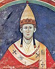 Innozenz III. (Fresko im Kloster San Benedetto (Subiaco),um 1219)