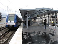 A TER train to Perrache, on 1 January 2010