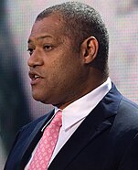 A photograph of Laurence Fishburne