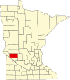 State map highlighting Swift County