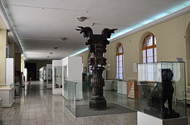 Objects from Persepolis kept at the National Museum of Iran