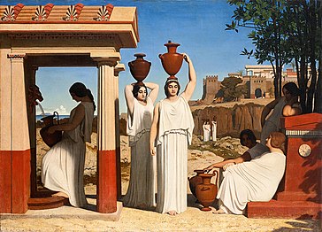 Femmes à la fontaine, c 1839–1840, Musée Fabre