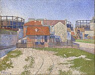Gasometers at Clichy, 1886, National Gallery of Victoria, Melbourne