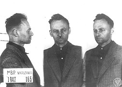 Fotografien von Witold Pilecki im Gefängnis Mokotów 1947