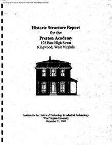 A pdf report on the Preston Academy building from 2002