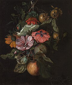 Festoon of Flowers and Fruit, 1682