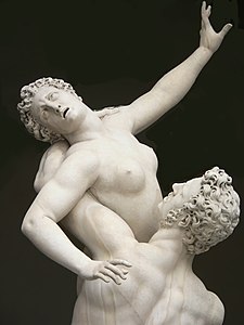 Rape of the Sabine Women by Giambologna