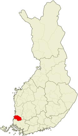 Location of Rauma sub-region