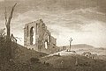Caspar David Friedrich: Ruine Eldena mit Begräbnis, um 1802/03
