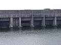 Der U-Boot-Bunker von der Wasserseite