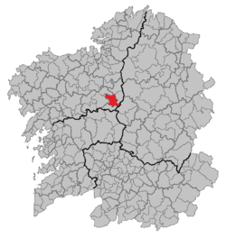 Location of Melide