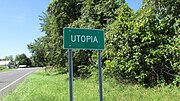 Utopia community sign