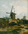 Le Moulin de Blute-Fin (1886) from the Le Moulin de la Galette and Montmartre series'