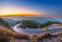 The viewpoint at the 41st km of the Highway 1009, Doi Inthanon