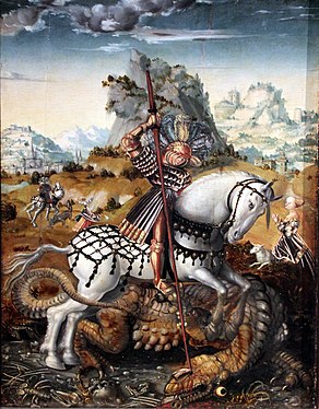 St. George on Horseback, Meister des Döbelner Hochaltars, 1511/13, Hamburger Kunsthalle