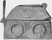 Reliquary shrine found in a Viking grave in Melhus, Norway[13]