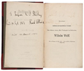 An inscribed copy of Das Kapital from Karl Marx to Edward Spencer Beesly