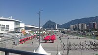 Outside the Arena during the 2016 Paralympics