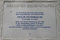 Berlin-Wilmersdorf, Berliner Gedenktafel für Felix Nussbaum