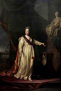 Catherine II as Legislator in the Temple of the Goddess of Justice (1783)
