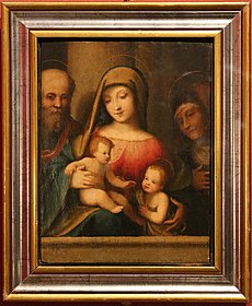 Correggio, Holy Family with Saints Elizabeth and John.