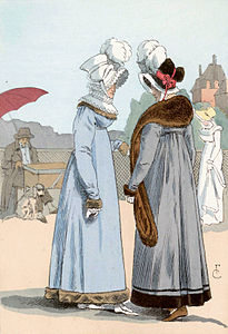 Two Parisiennes on the Pont des Arts (1816)