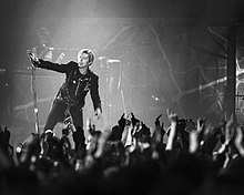 David Bowie performing in November 2003