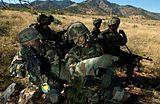USAF Security Forces on a training exercise at Fort Huachuca.